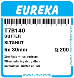 T7B140 - Gutter Bolt -T7B140_Label_T